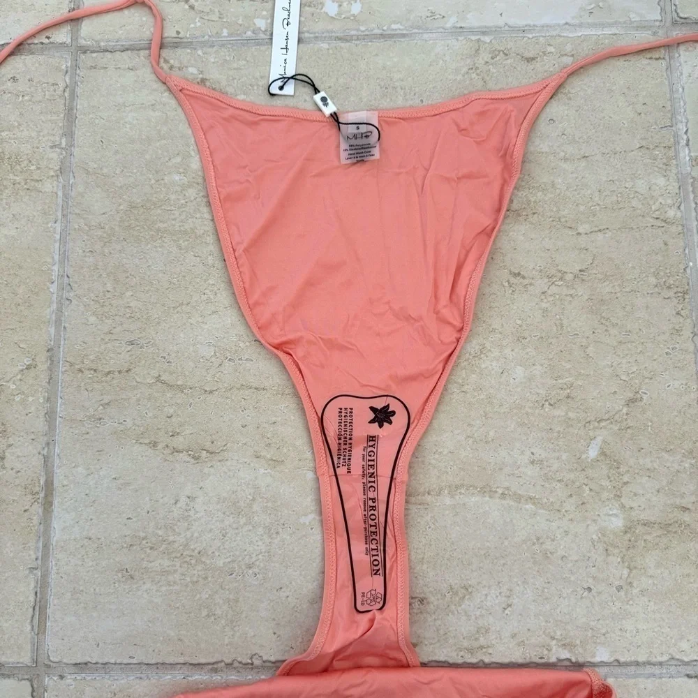 NWT! Monica Hansen Beachwear, One Piece, Peach Color, Size S - Picture 5 of 11